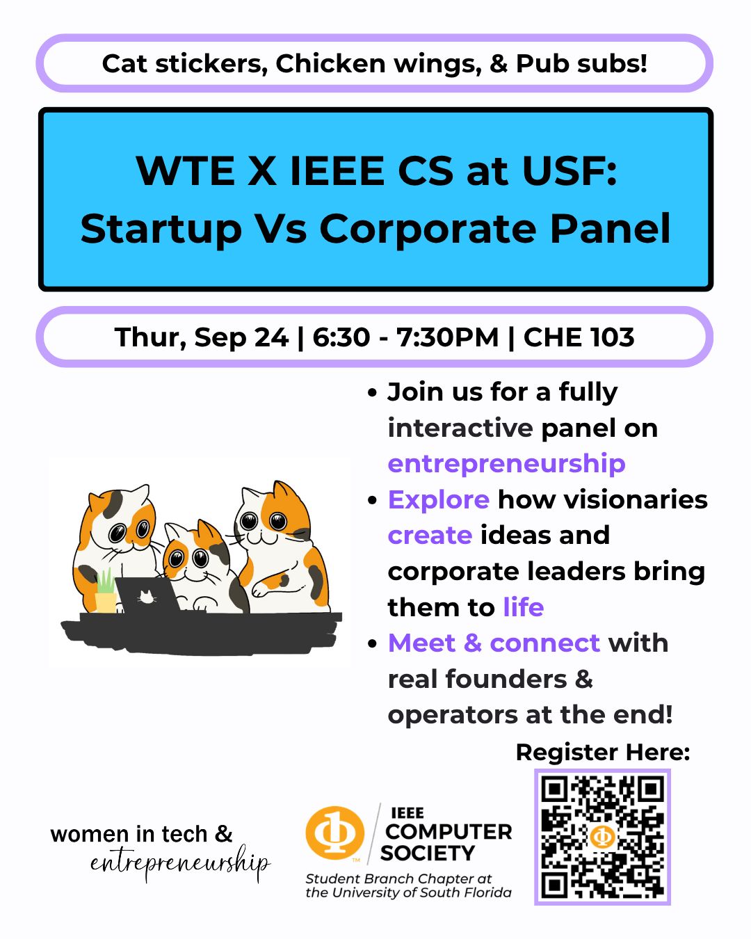 Startup vs Corporate Panel - WTE x IEEE-CS
